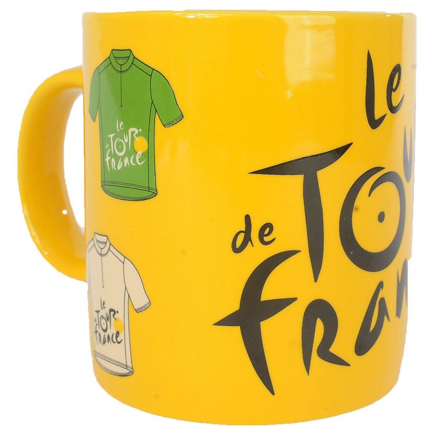 Mug céramique jaune 4 maillot
