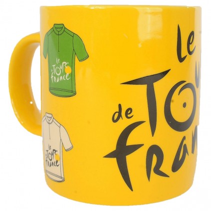 Mug céramique jaune 4 maillot