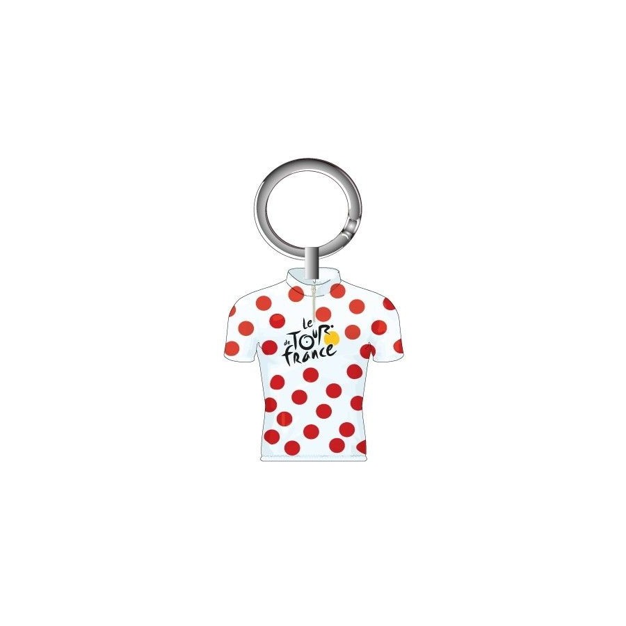 Porte-clefs Maillot à pois rouges Tour de France