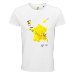 T-shirt BLANC Parcours TDFF 25
