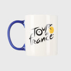 Mug Tour de France Célébration Blanc et Bleu