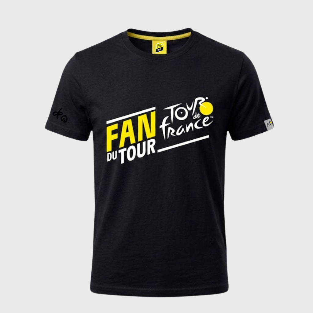 Unisex Black Tour de France Fan T-shirt