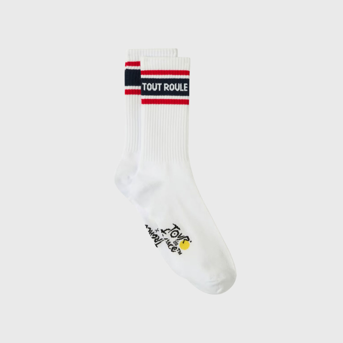 Chaussettes Lifestyle Blanches Jules Tour de France