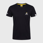 T-shirt Tour De France Broderie Jaune Mixte Noir