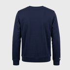 Pull Col Rond Tour De France Vintage Bleu Mixte
