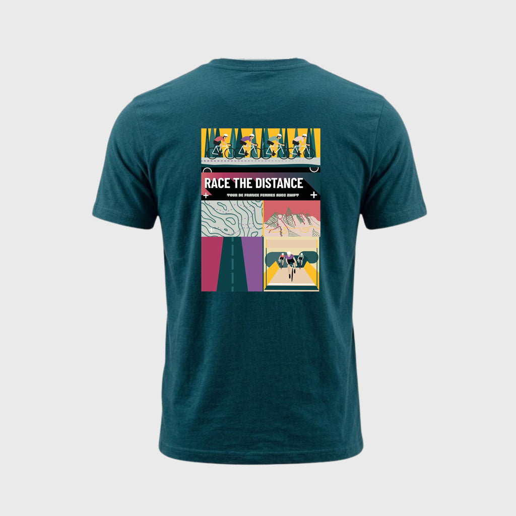Women's Tour de France T-shirt Green Distance