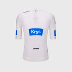 Maillot Cyclisme Meilleur Jeune Santini Tour de France Blanc