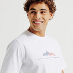 T-shirt Tour de France Reg Devant Jules Fan De Vélo Blanc Mixte