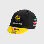 Casquette Cyclisme Visma Jumbo Lease a Bike Noir et Jaune