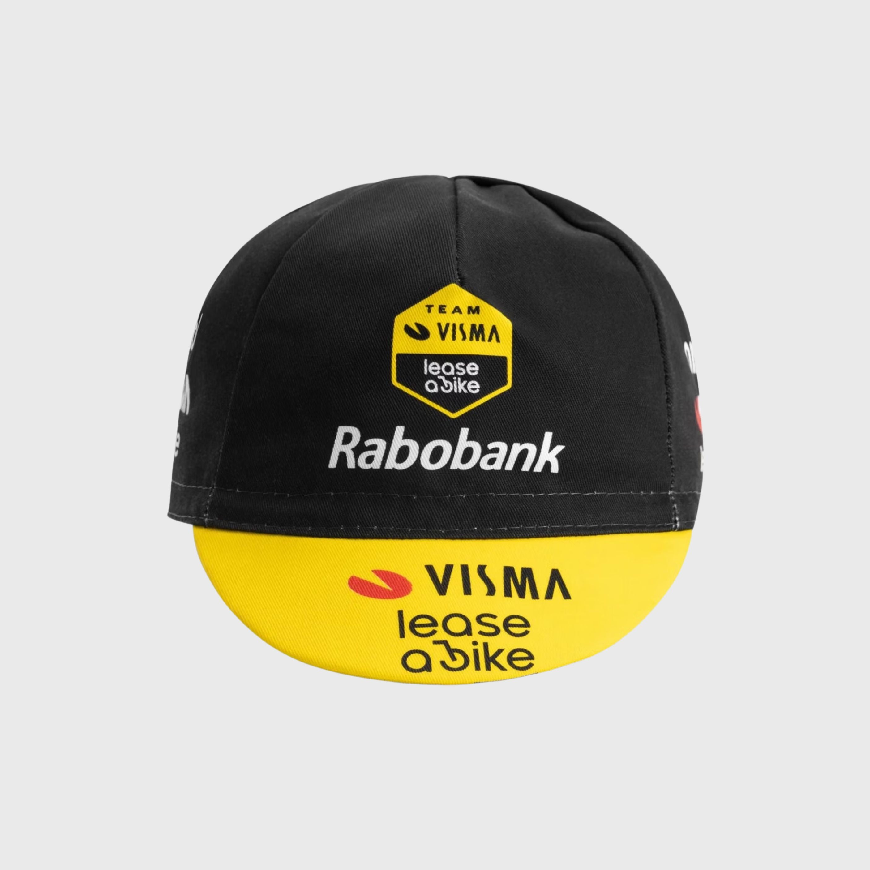 Casquette Cyclisme Visma Jumbo Lease a Bike Noir et Jaune