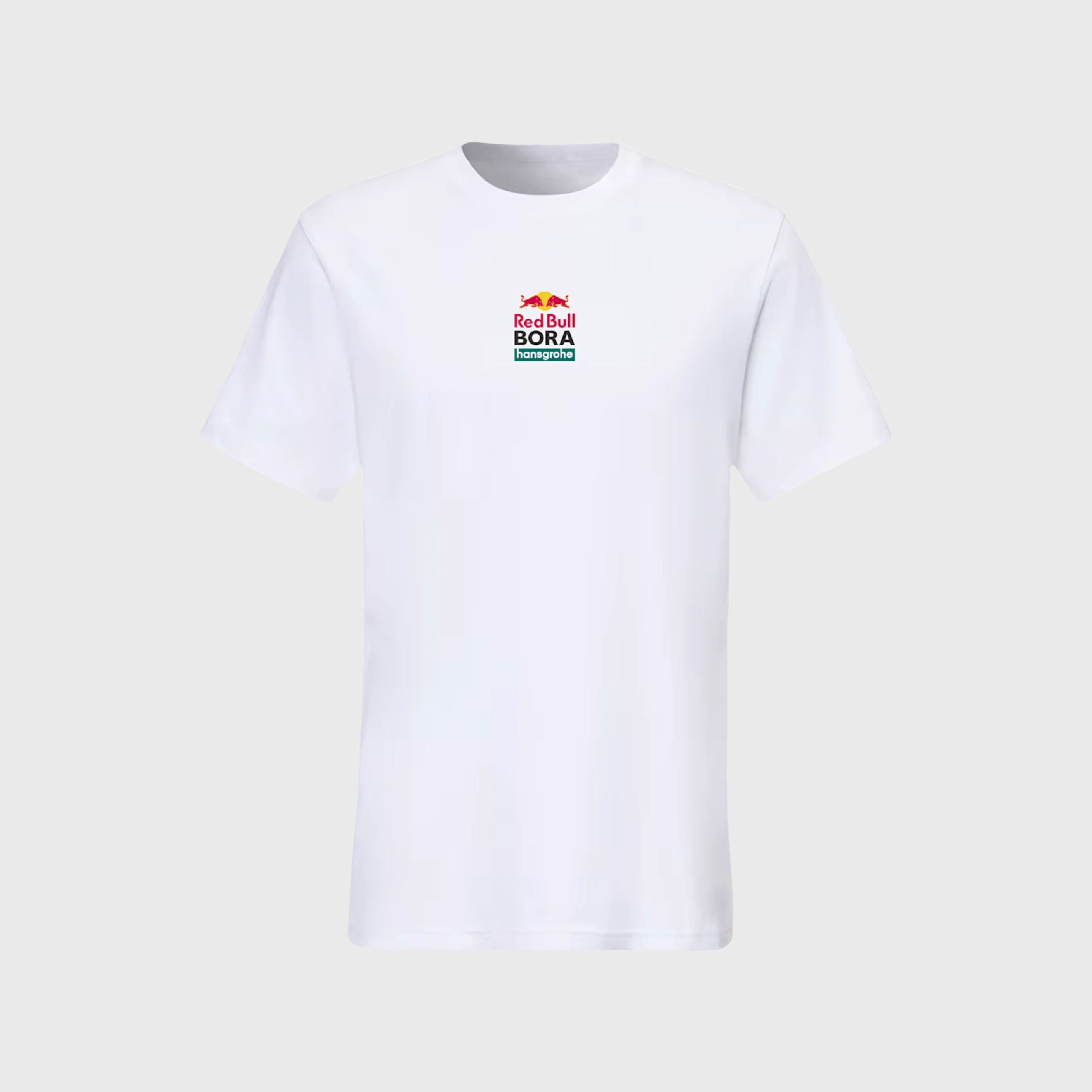 T Shirt Logo Redbull Bora Hansgrohe Blanc