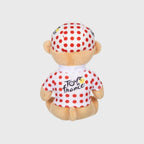 Peluche Tour De France Ours Maillot Pois 15 cm