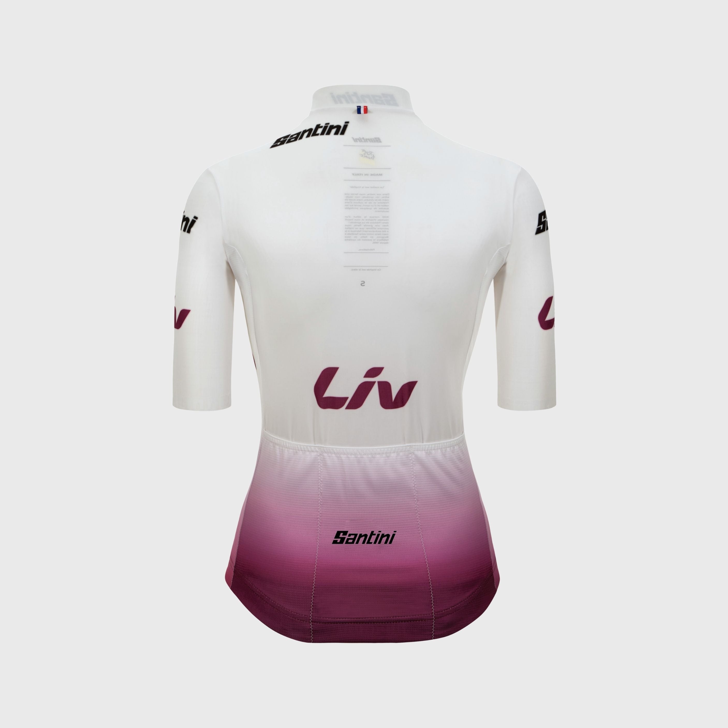 Maillot Cyclisme Meilleure Jeune Santini Tour de France Femmes 2026 Blanc