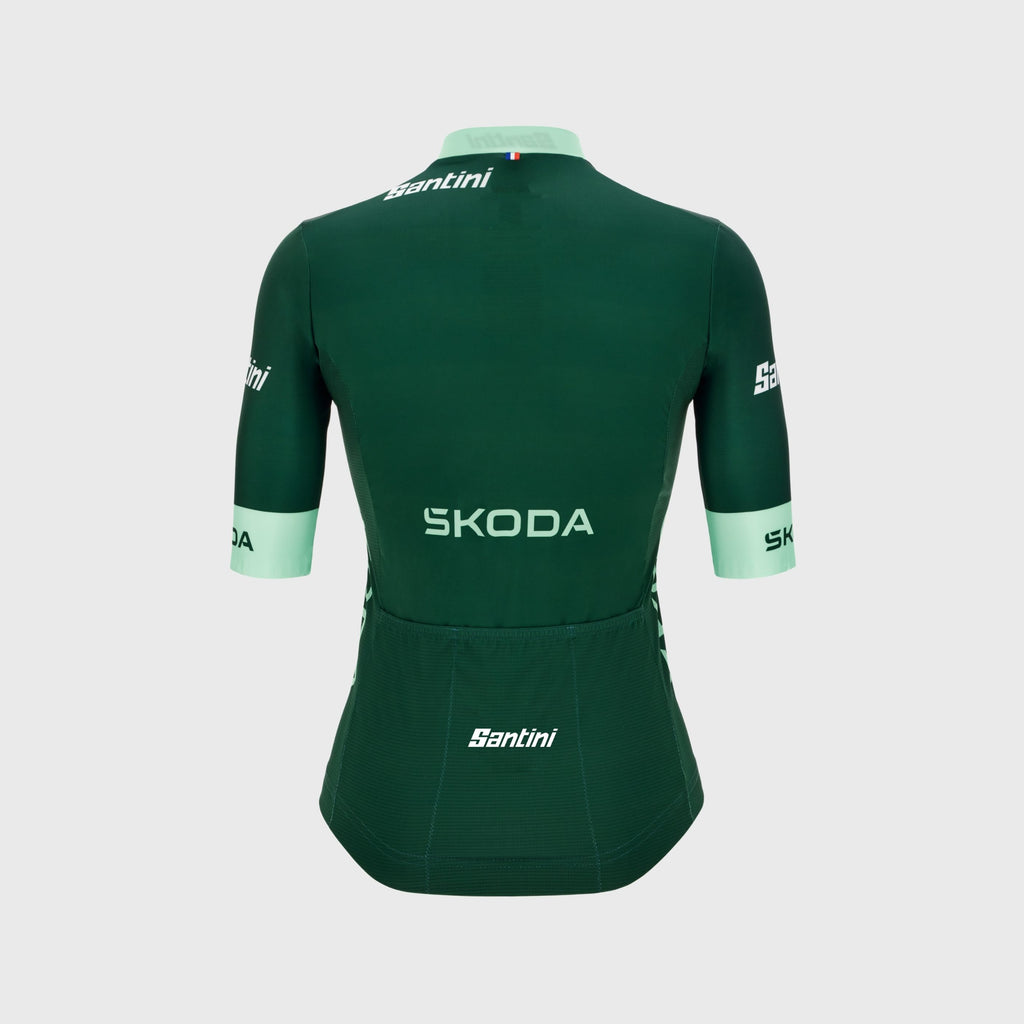Maillot Cyclisme Santini Tour de France Femmes 2026 Meilleure Sprinteuse Vert