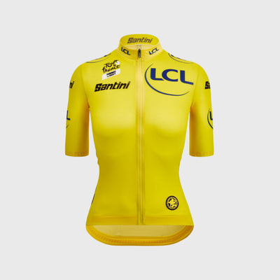 Maillot Cyclisme leader Santini Tour de France Femmes 2026 Jaune