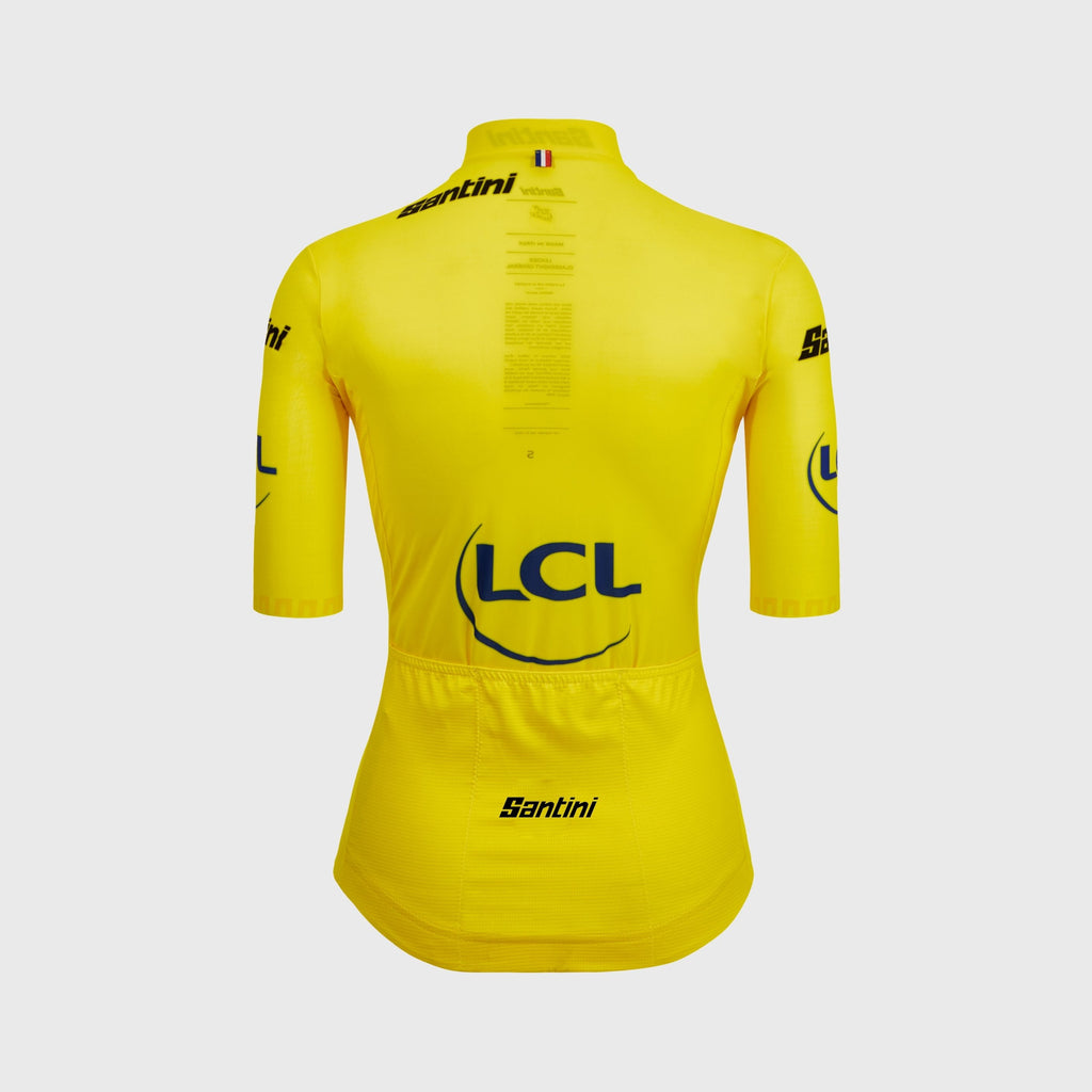 Maillot Cyclisme leader Santini Tour de France Femmes 2026 Jaune