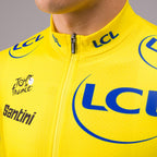 Maillot Cyclisme leader Santini Tour de France Jaune Mixte