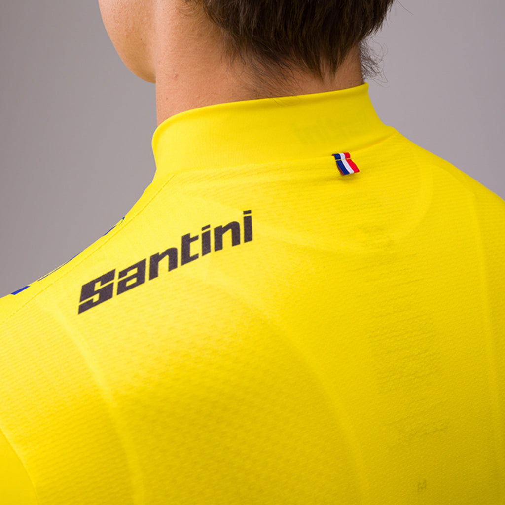 Maillot Cyclisme leader Santini Tour de France Jaune Mixte