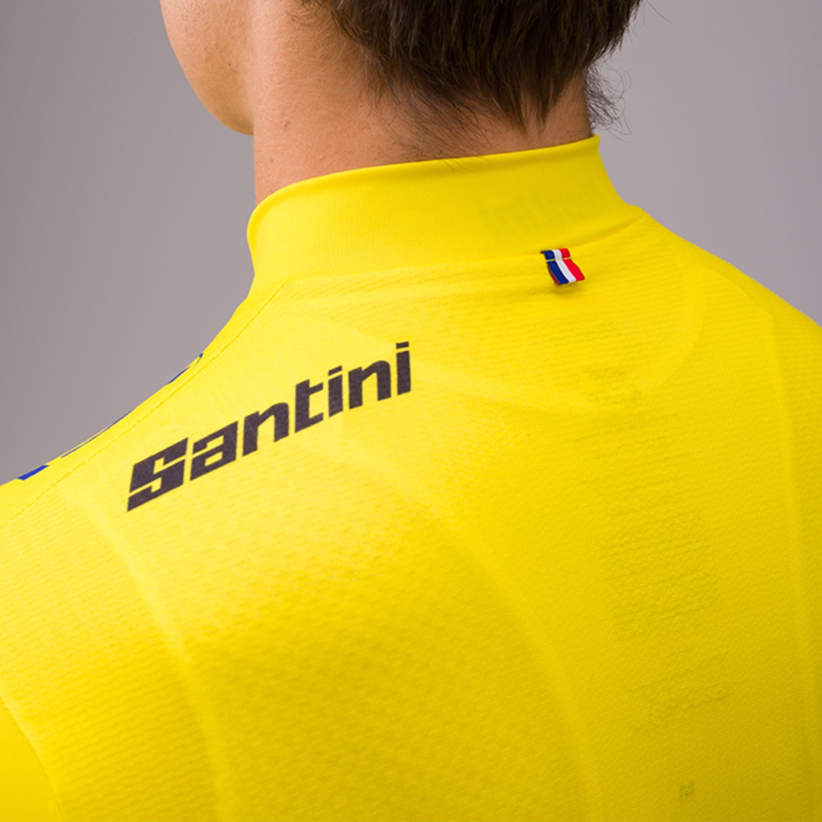 Maillot Cyclisme leader Santini Tour de France Jaune Mixte