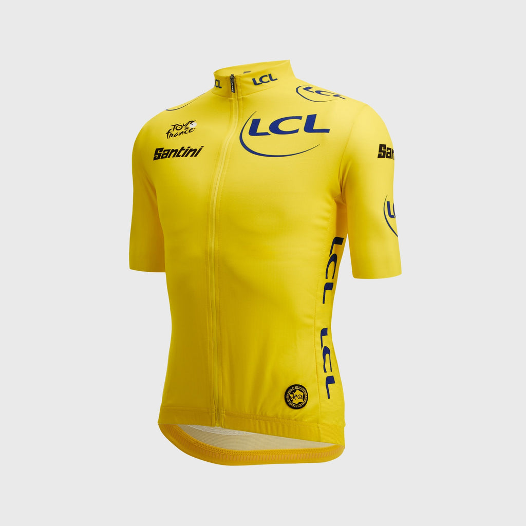 Maillot Cyclisme leader Santini Tour de France Jaune Mixte