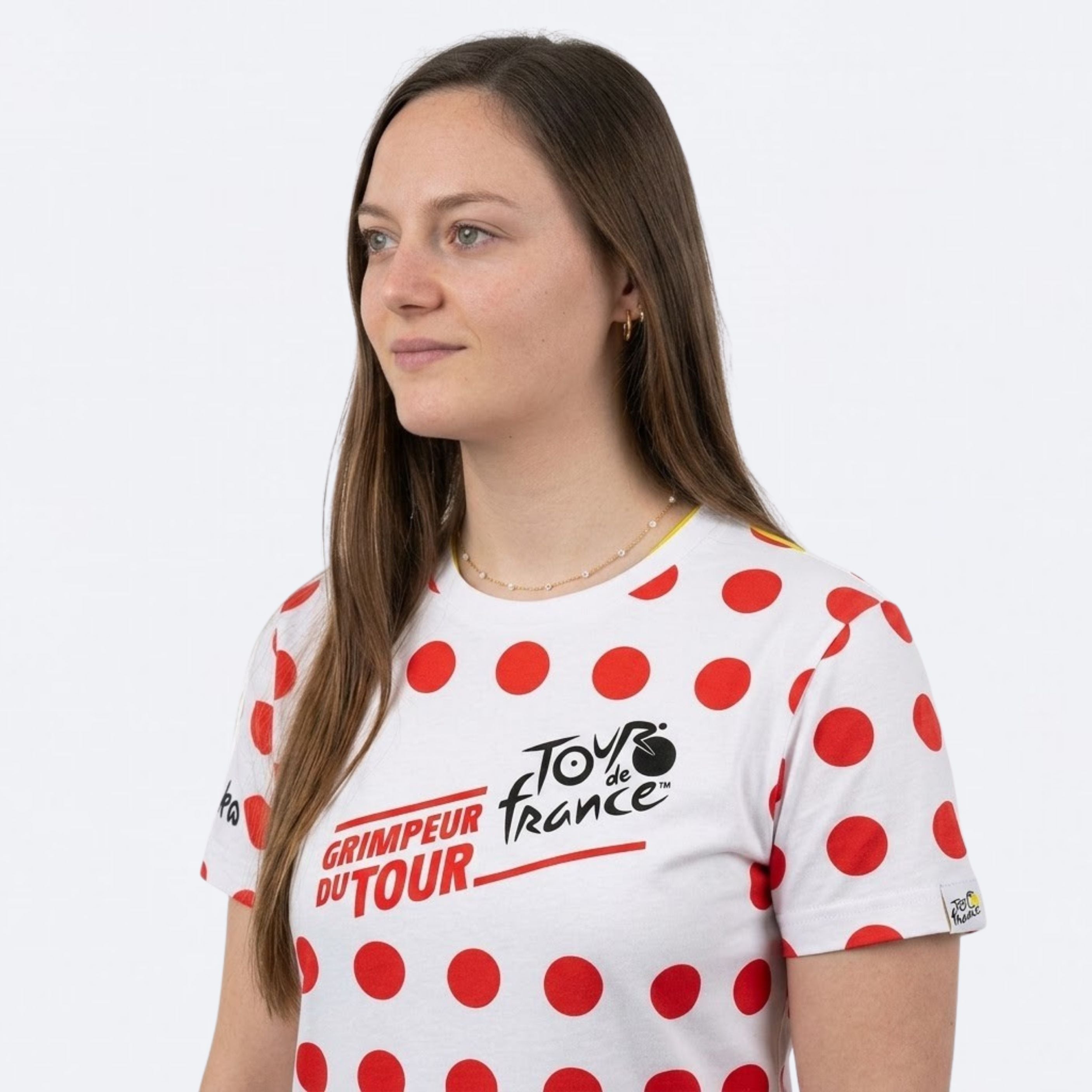 T-shirt Tour de France Leader Grimpeur du Tour Pois