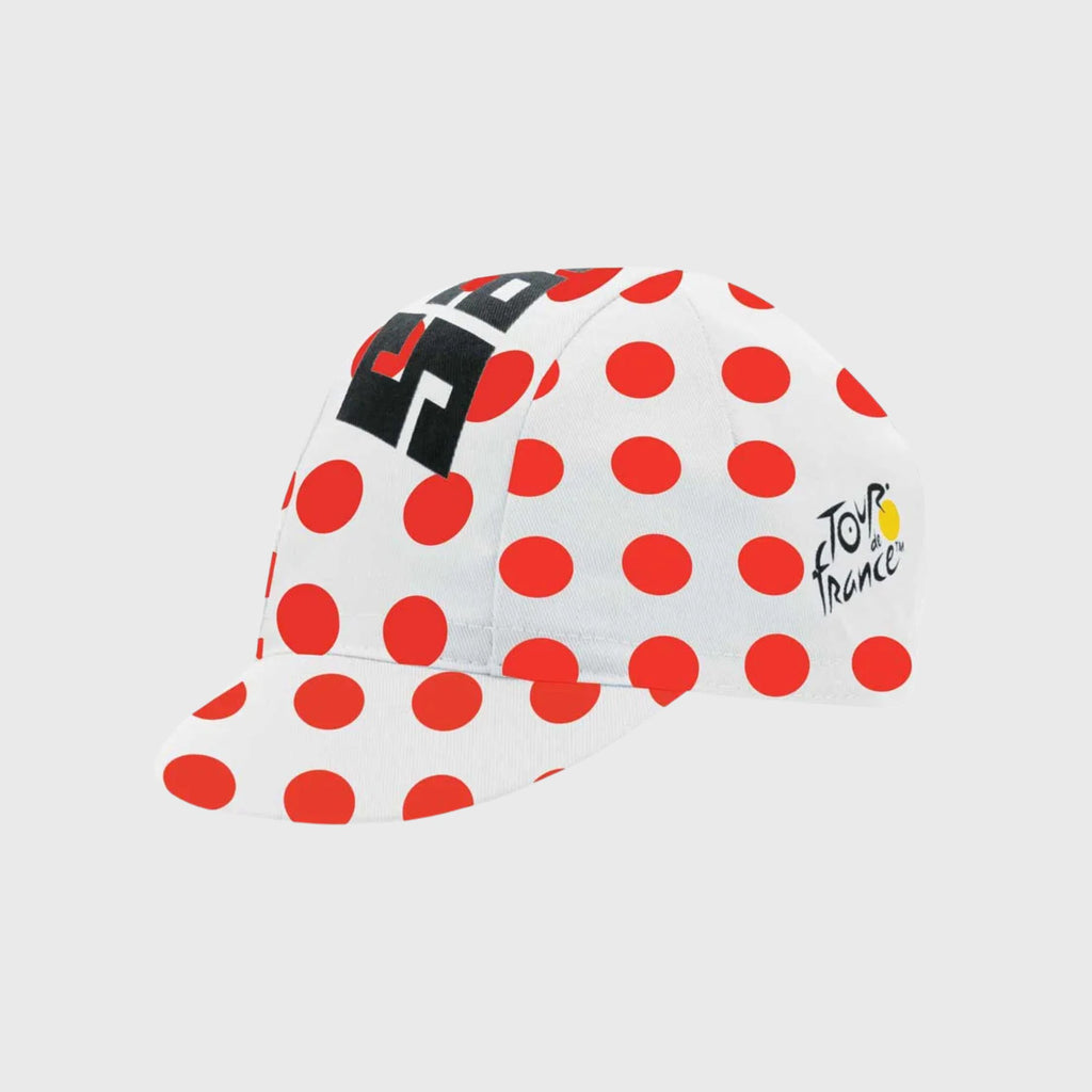 Casquette Tour de France Santini Meilleur Grimpeur Pois Rouge