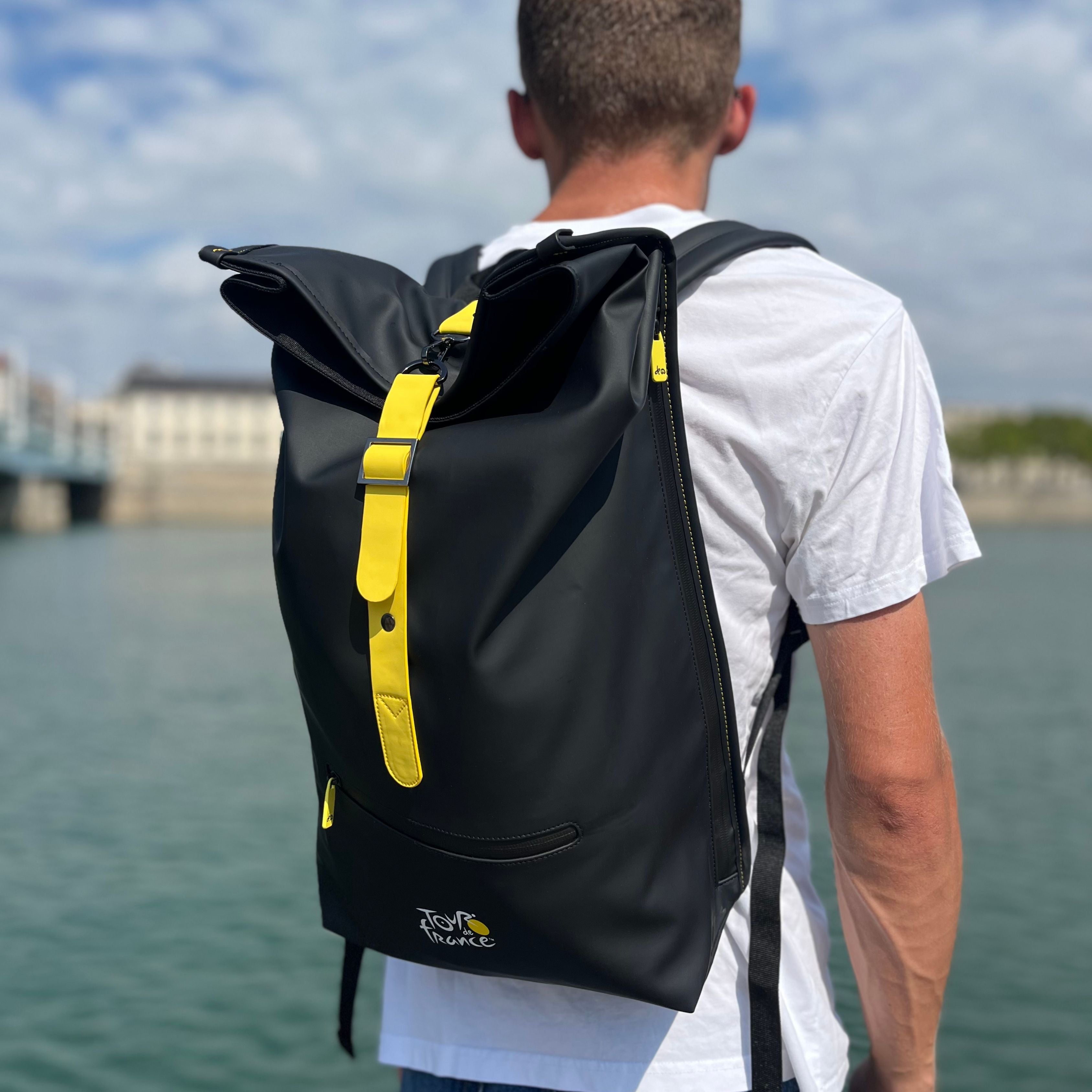 Tour De France Logo Black Backpack